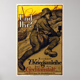 Und Ihr? - 7th War Loan (canvas) Poster