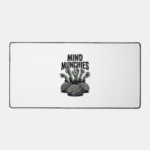 Undead Brain Feast Vintage Zombie Hands Horror Shi Desk Mat