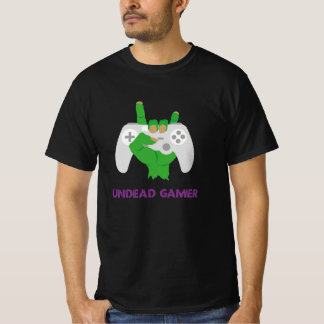 Undead Gamer Zombie Humor T-Shirt