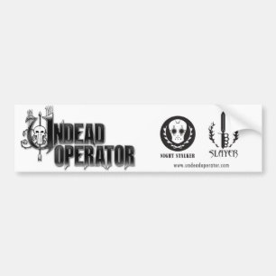 Undead Operator Bumper Sticker