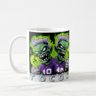 Undead Twin Sports Graphic Ceramic Mug Edgy Lowb