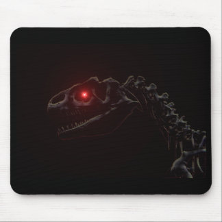 Undead Zombie Dinosaur Skeleton Mouse Mat