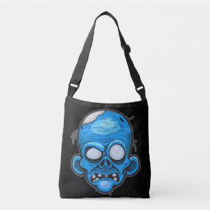 Undead Zombie Illustration Art Crossbody Bag