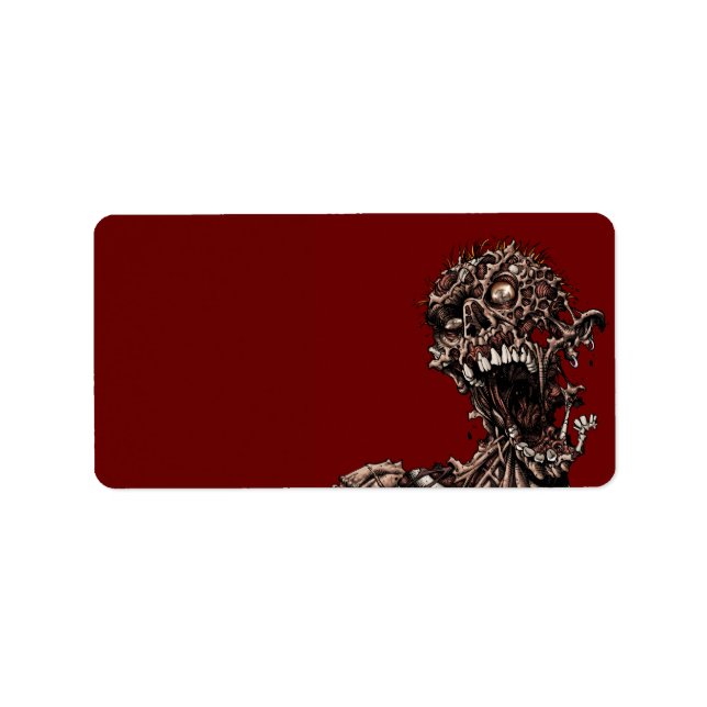 Undead Zombie's Anguished Rotten Flesh Cry Label (Front)