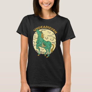 Undeadicorn Unicorn Zombie Werewolf Halloween T-Shirt