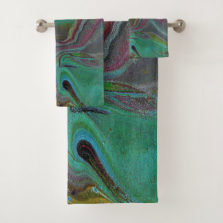 Undecided 2 Psychedelic Abstract Bath Towels