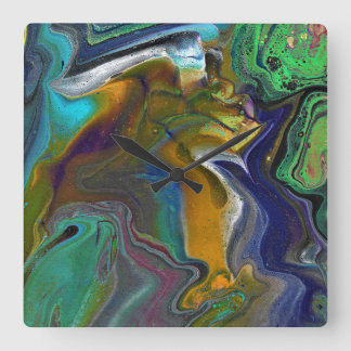 Undecided 3 Colourful Abstract Wall Clock