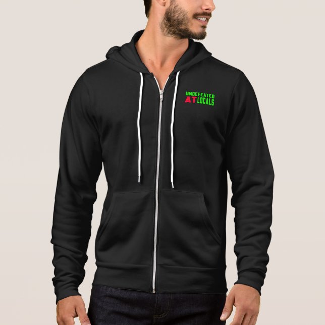 Undefeated At Locals Zip Hoodie (Front)