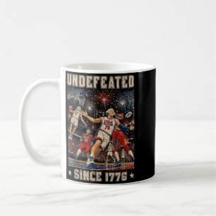 Undefeated Since 1776 Aamerica 4th Of July Coffee Mug