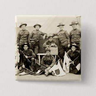 undefined 15 cm square badge