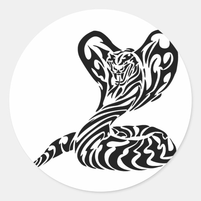 undefined classic round sticker (Front)