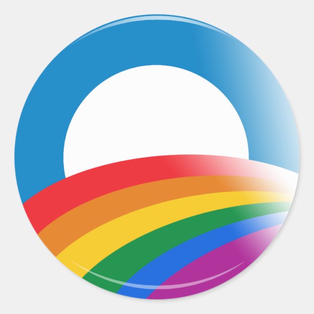 undefined classic round sticker (Front)