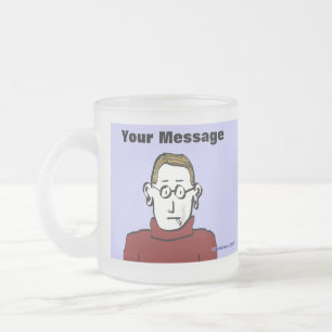 undefined frosted glass coffee mug