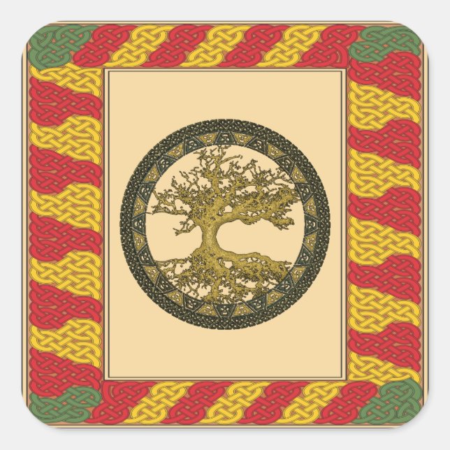 undefined square sticker (Front)