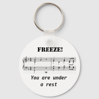 Under a rest key ring