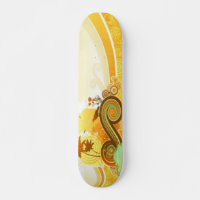 Under a Scorching Sun Skateboard