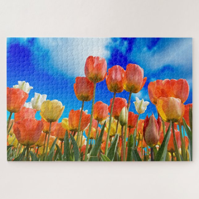 Under A Tulip Sky Jigsaw Puzzle (Horizontal)
