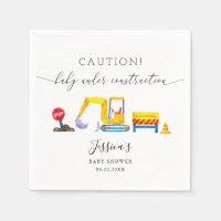 Under Construction Boy Baby Shower