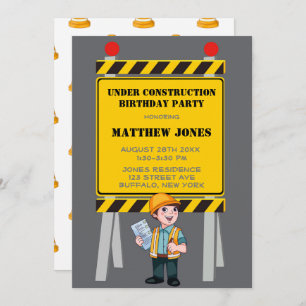 Under Construction Builder Birthday Party