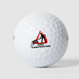 under-construction golf balls