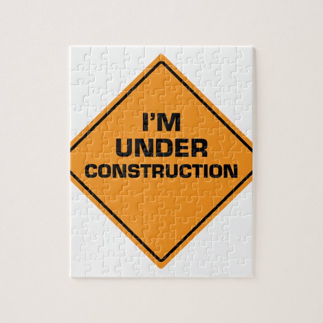 Under Construction Jigsaw Puzzle (Vertical)