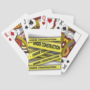 Under Construction Playing Cards