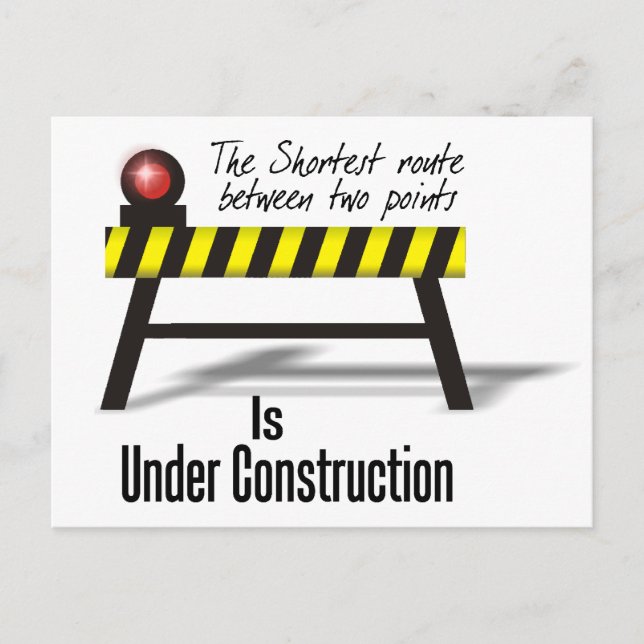 Under construction postcard (Front)