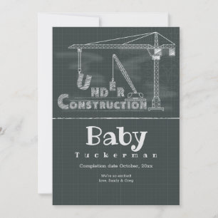 Under Construction Pregnancy Announcement