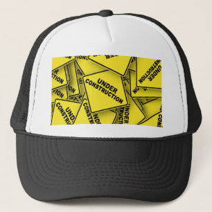 Under Construction Signs Trucker Hat