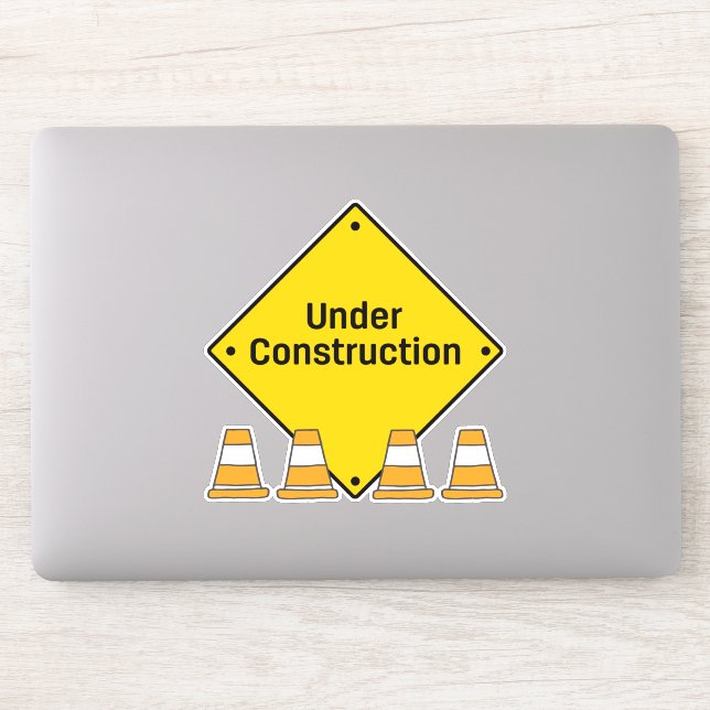 Under Construction with Cones (Computer)