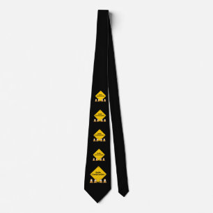 Under Construction with Cones Tie