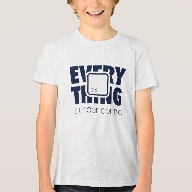 Under ctrl Tri-Blend shirt (Front)