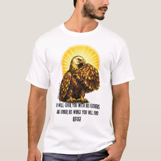 Under Eagles Wings Christian Tshirt