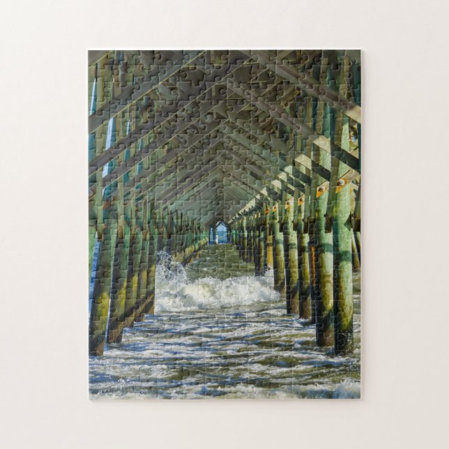 Under Folly Beach Pier Jigsaw Puzzle (Vertical)