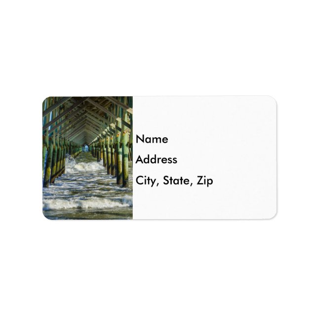 Under Folly Beach Pier Label (Front)