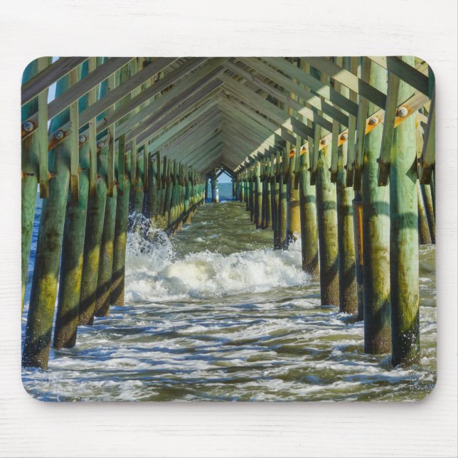 Under Folly Beach Pier Mouse Mat (Front)