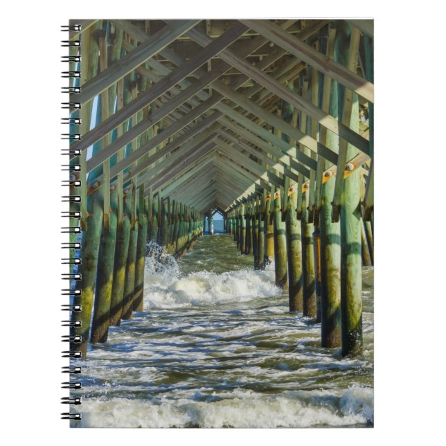 Under Folly Beach Pier Notebook (Front)