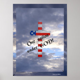 Under God, sky Poster