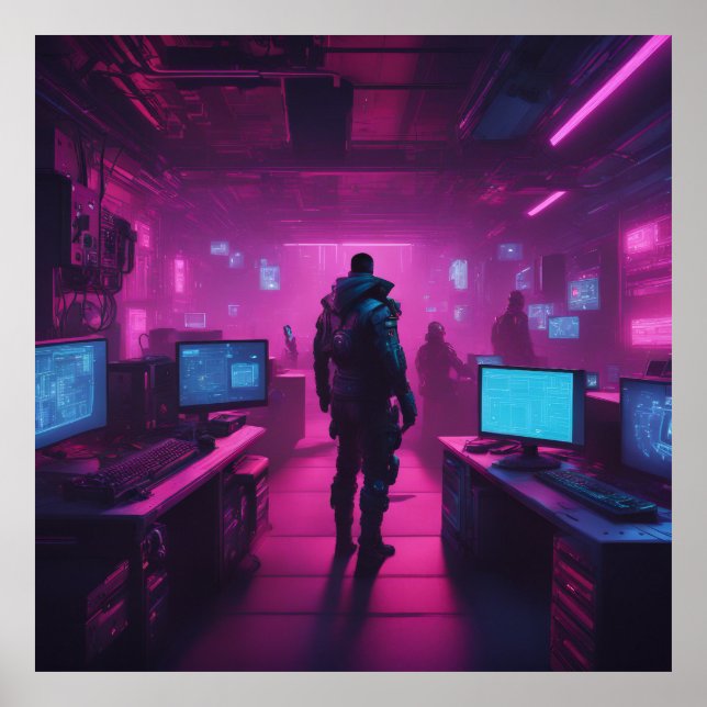 Under ground Cyberpunk Poster (Front)