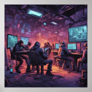 Under ground Cyberpunk Poster