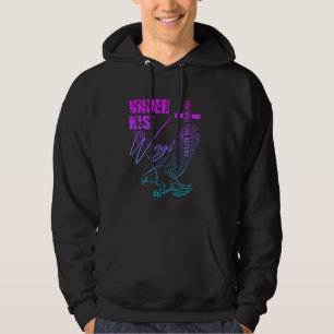 Under His Wings I Find Refuge Psalms 914 Funny Chr Hoodie