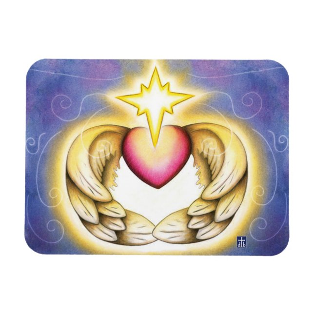 Under His Wings Magnet (Horizontal)