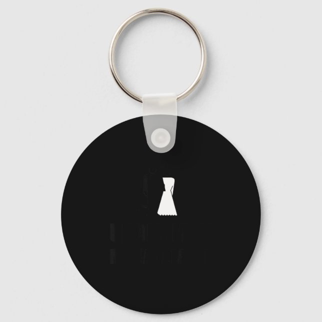 Under New Management Wedding Ball Chain Funny  Key Ring (Front)