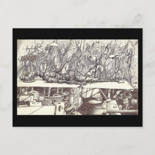 Under Observation, by Brian Benson Postcard