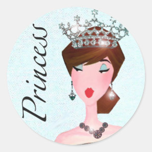 Under One Tiara I Stand / Princess stickers