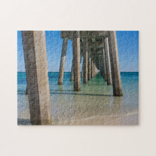 Under Pensacola Beach Pier Jigsaw Puzzle