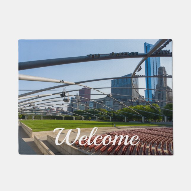 Under Pritzker Pavilion Welcome Doormat (Front)