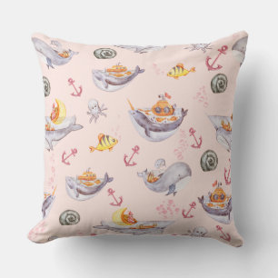 Under Sea Creatures & Marine Life Cushion