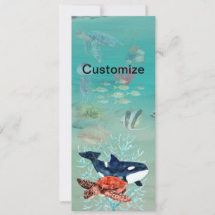 Under Sea Marine life Book Mark