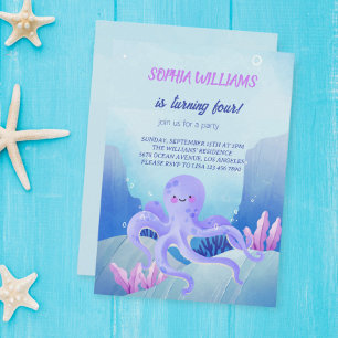 Under Sea Party Invitation